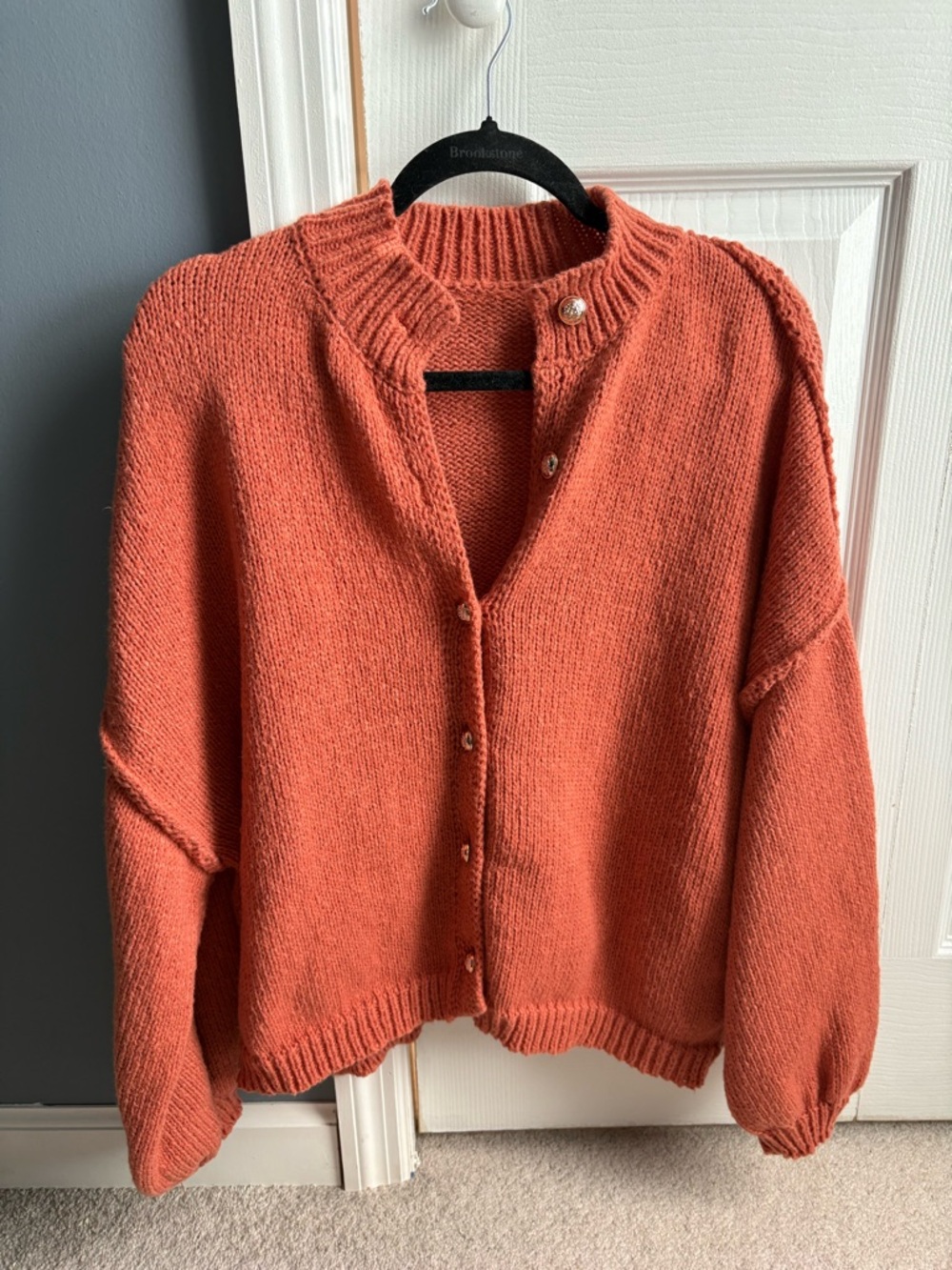 SHEIN Oversized Button Up Sweater